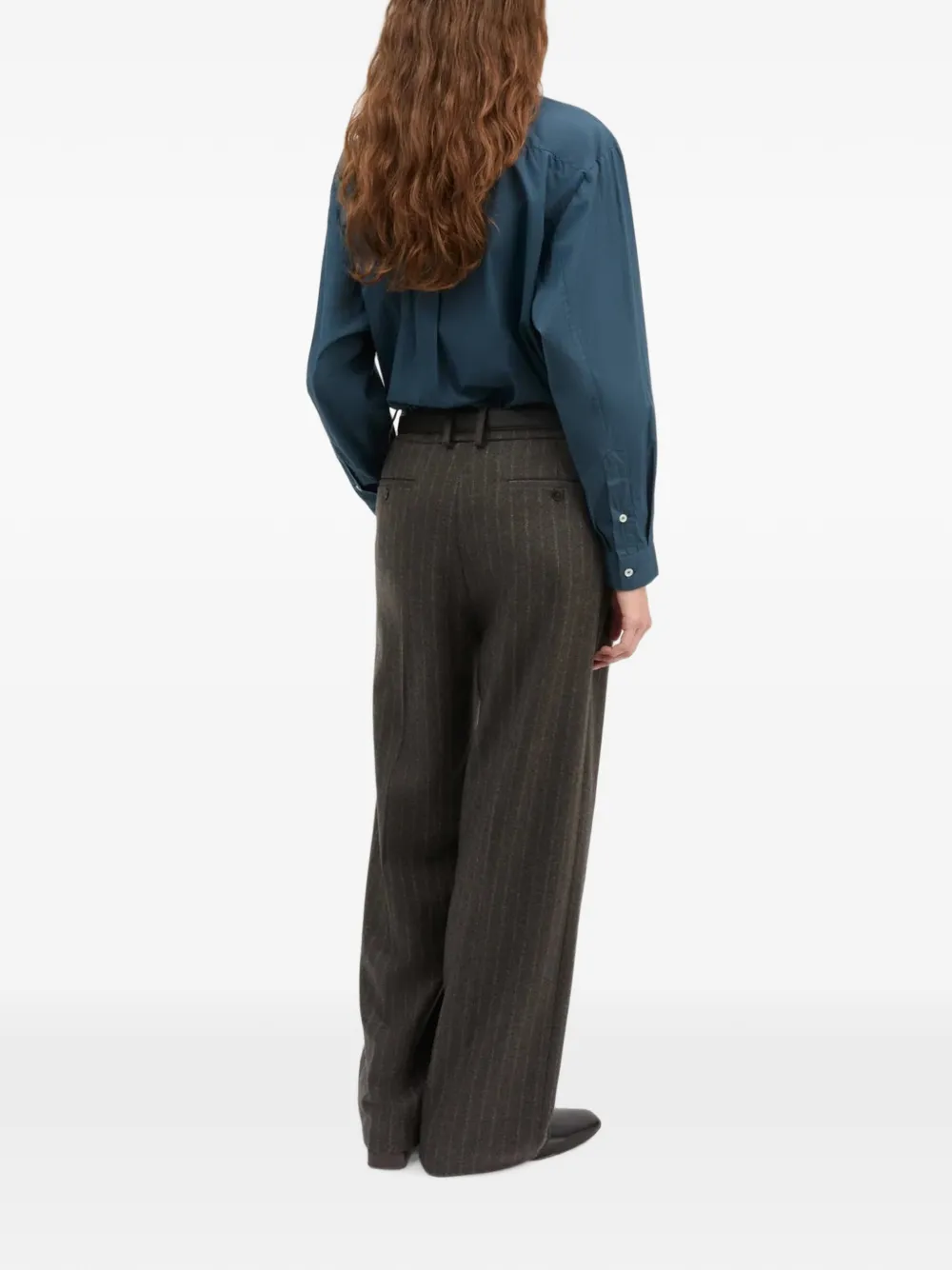 Skall Studio Edgar oversized shirt Blauw