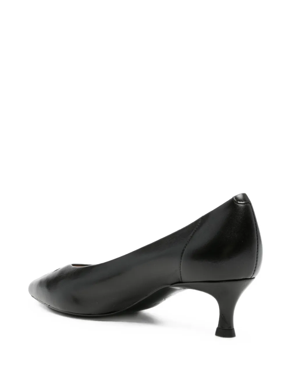 Unisa pointed-toe leather pumps Zwart