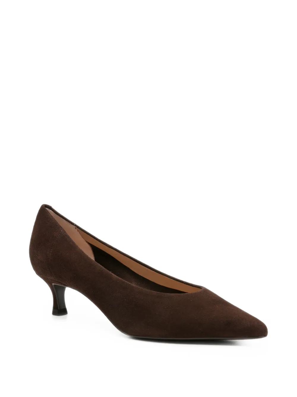 Unisa pointed-toe suede heeled pumps Bruin