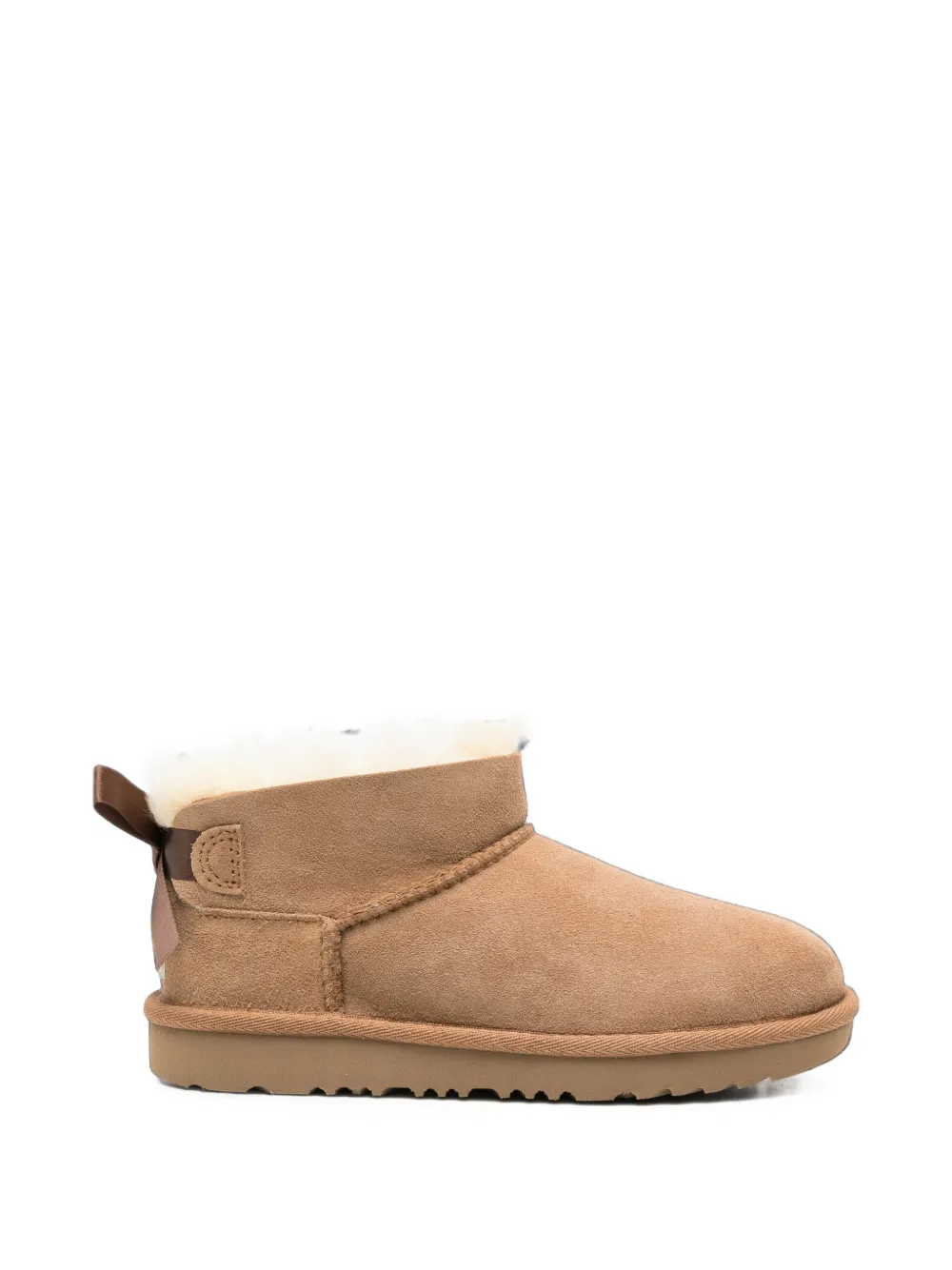 UGG Kids Ultra Mini Bailey bow-detail suede boots Bruin