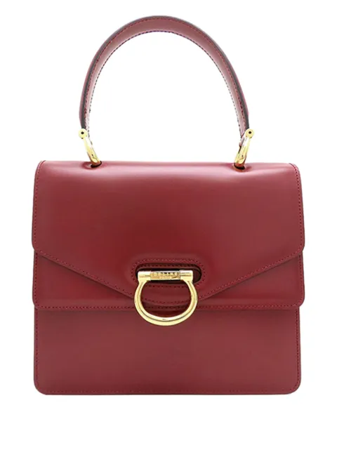 Celine Pre-Owned 1997 Leather Double Flap Top Handle Bag handbag