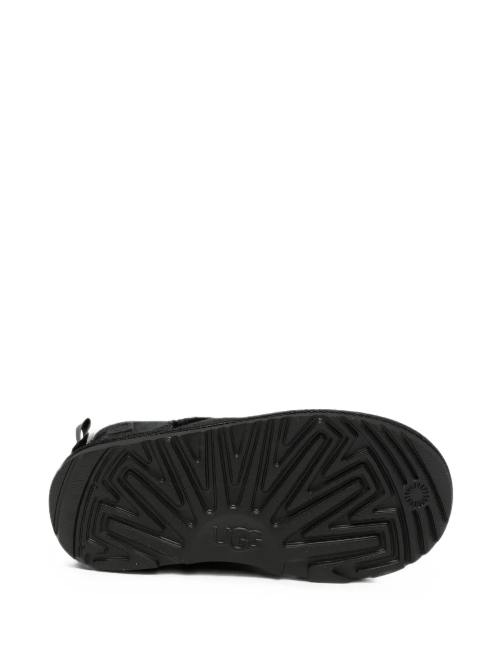 UGG Kids Ultra Mini Bailey bow-detail suede boots Zwart