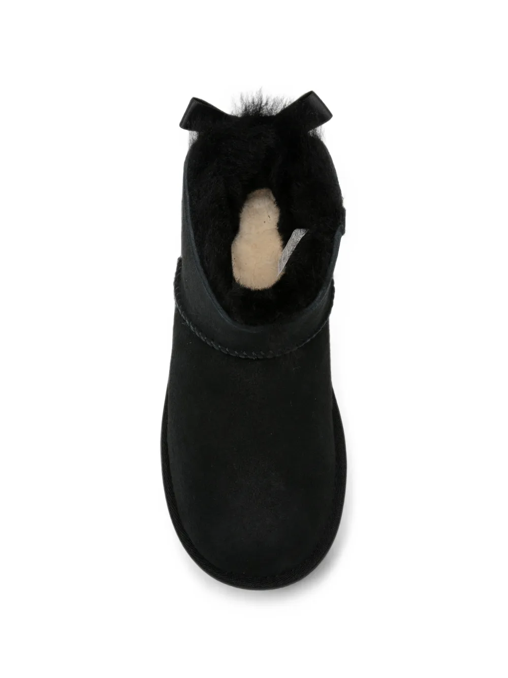 UGG Kids Ultra Mini Bailey bow-detail suede boots Zwart