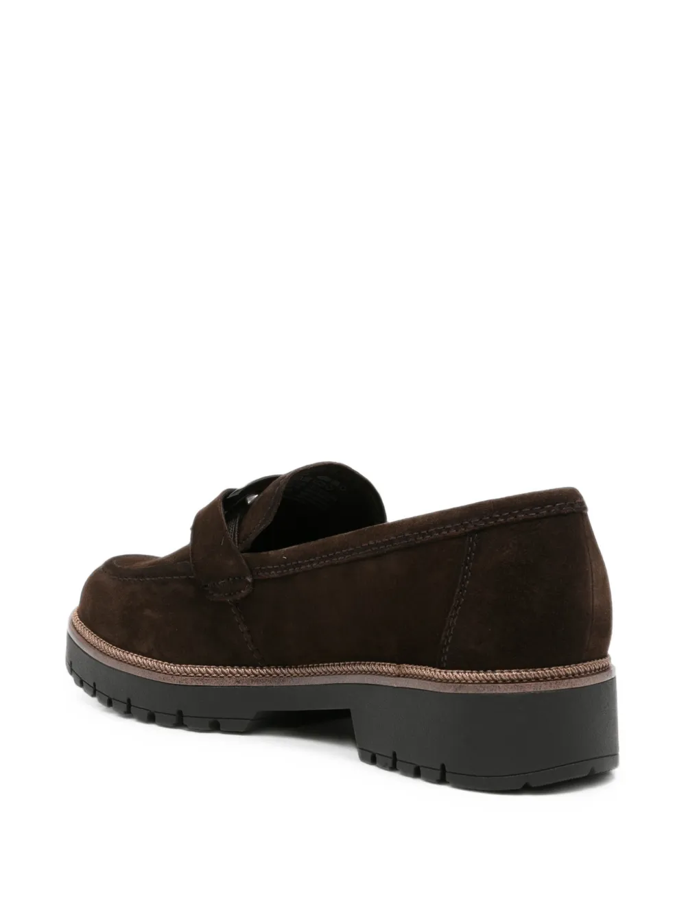 TAMARIS buckle-detail lug-sole loafers Bruin