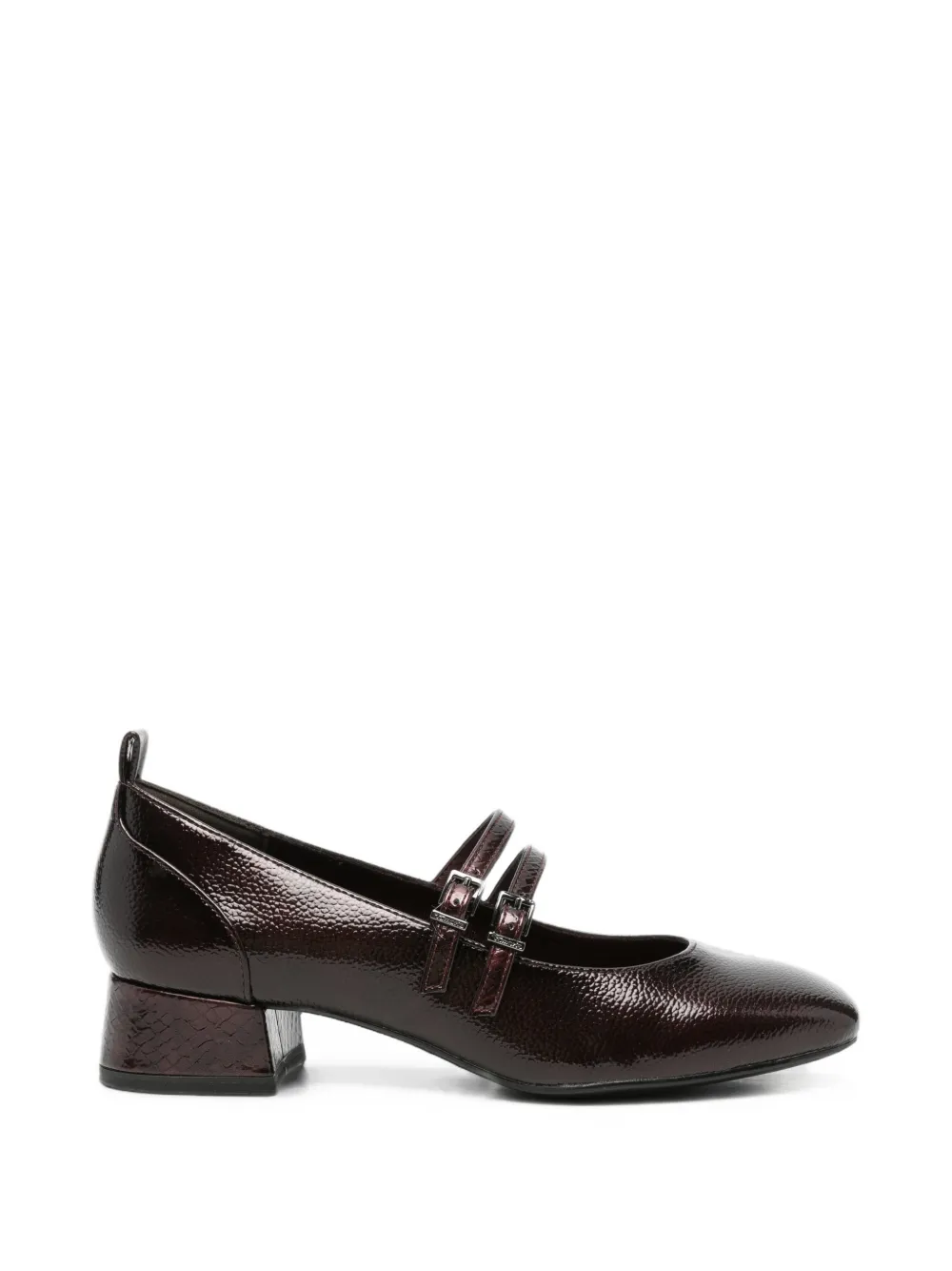 TAMARIS buckle-strap block-heel pumps