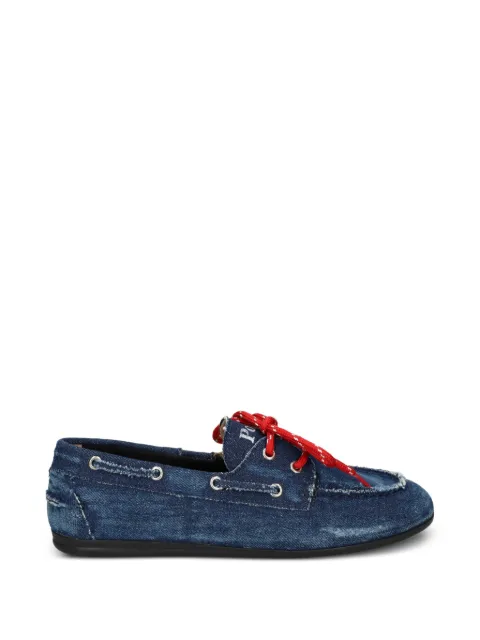 Posa mocassins à effet délavé