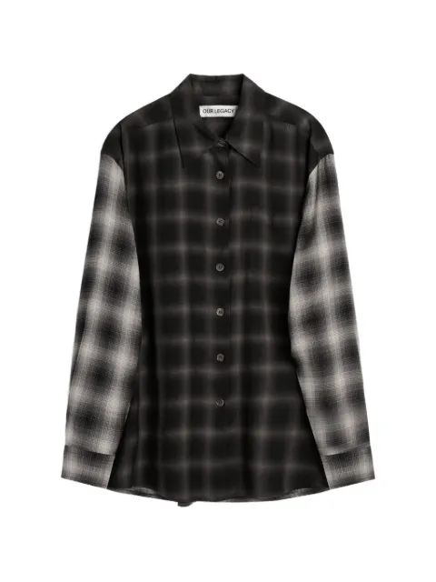 OUR LEGACY Favourite check-print shirt