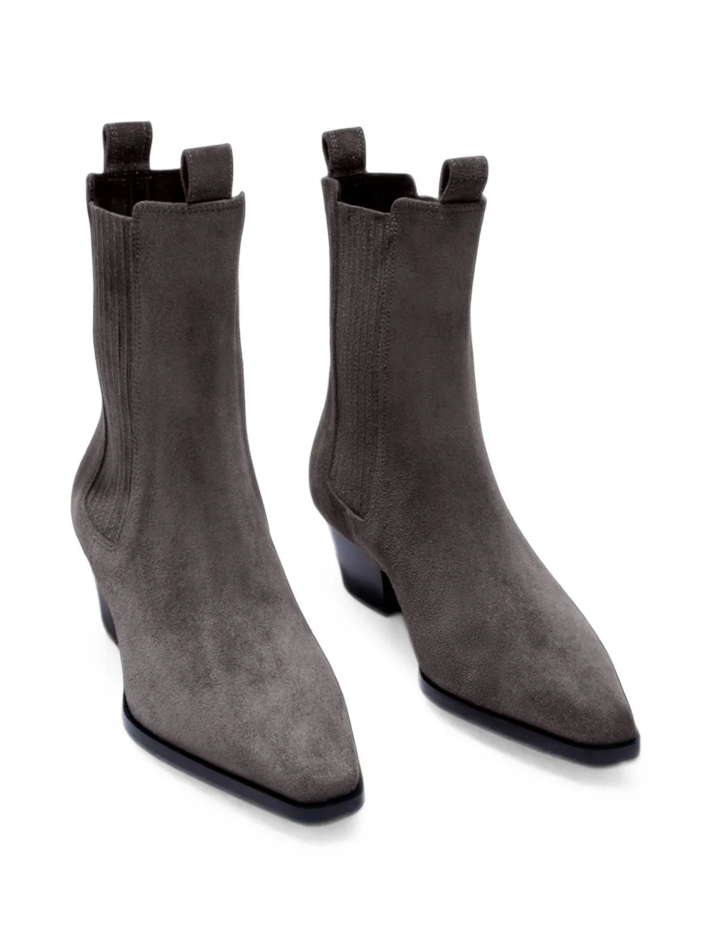 Aeyde Agata suede ankle boots Grijs
