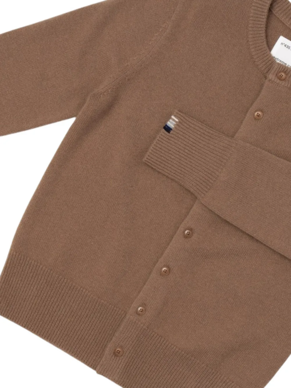 extreme cashmere Nº435 Little Lamb cardigan Bruin