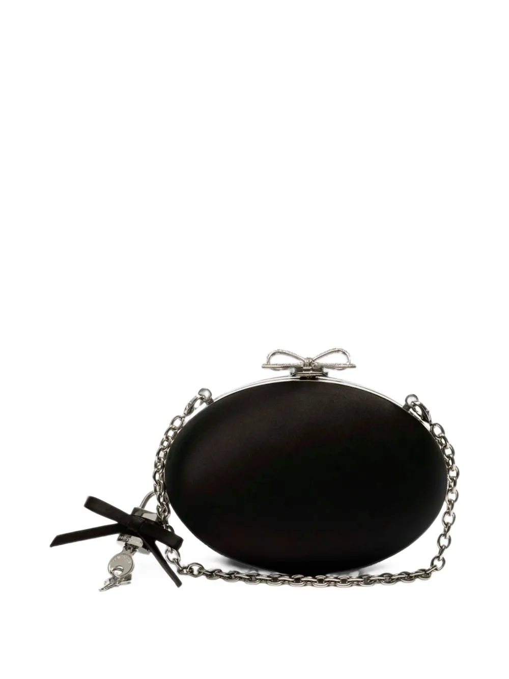 Self-Portrait Clutch met striksluiting Zwart
