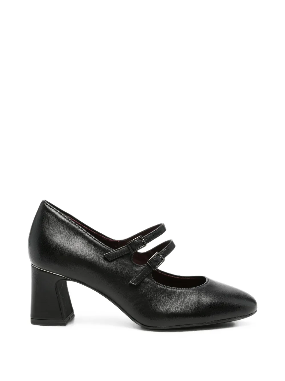 Tamaris Double-strap Leather Pumps In Multi