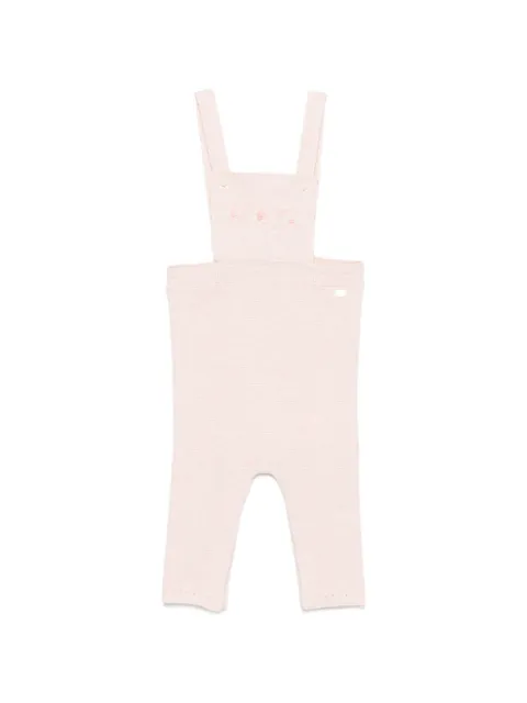 Tartine Et Chocolat embroidered knit dungarees