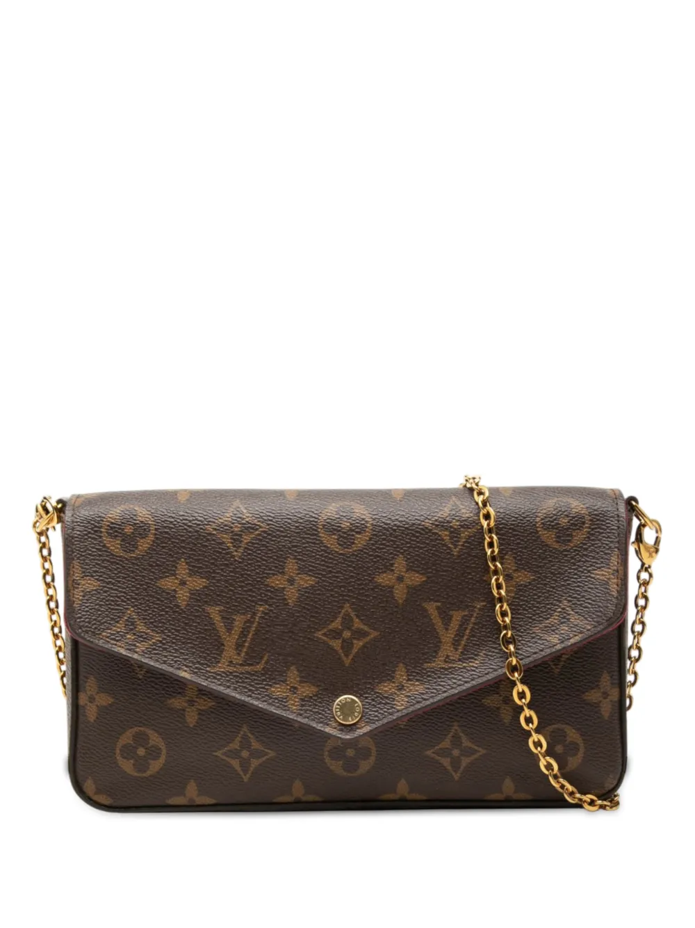 Louis Vuitton Pre-Owned 2017 Monogram Pochette Felicie crossbody bag - Marrone