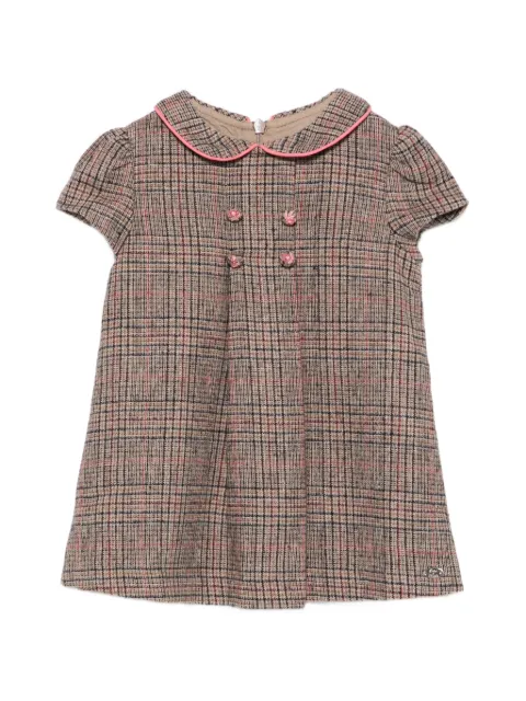 Tartine Et Chocolat check-pattern collared dress
