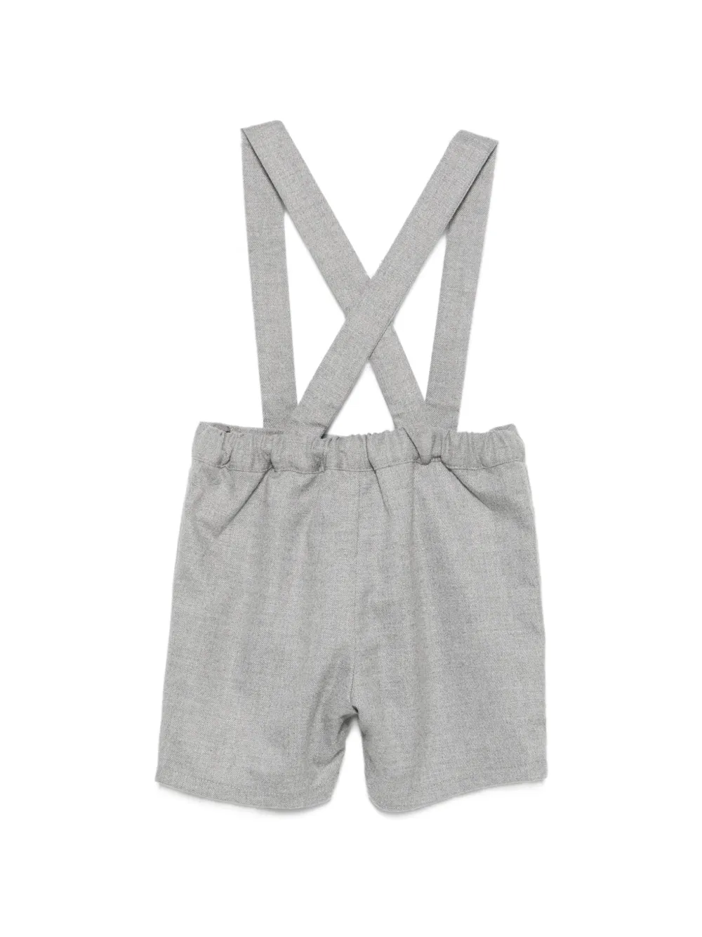 Tartine Et Chocolat Shorts met bretels en knoopsluiting Grijs