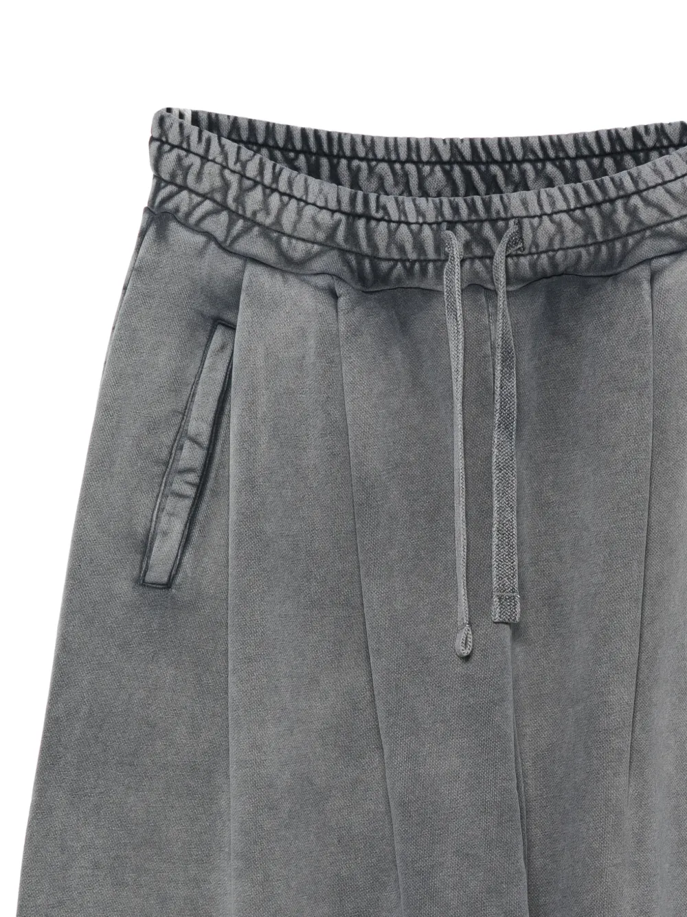 Haikure faded drawstring track pants Grijs