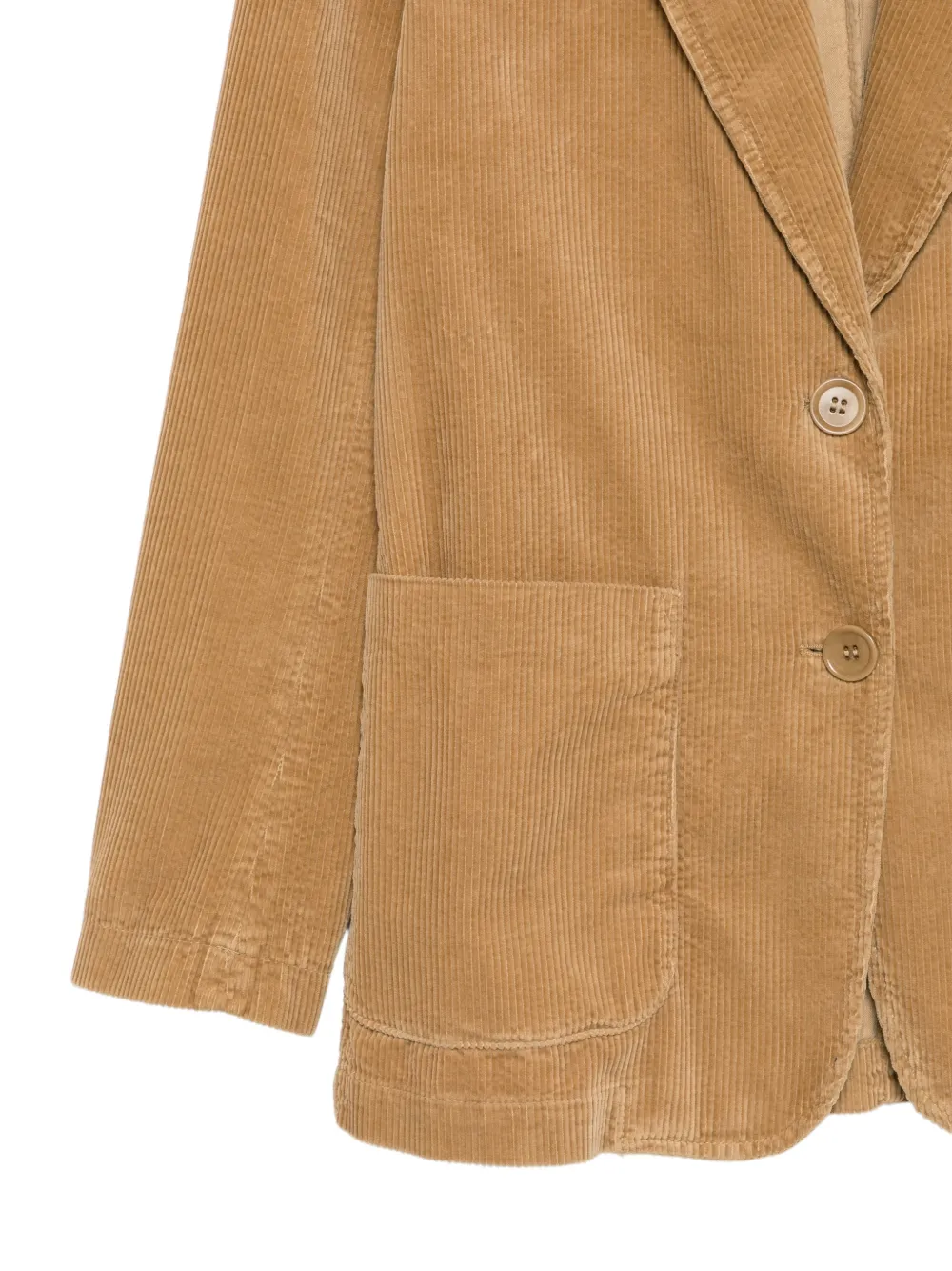 ASPESI Ribfluwen blazer Beige
