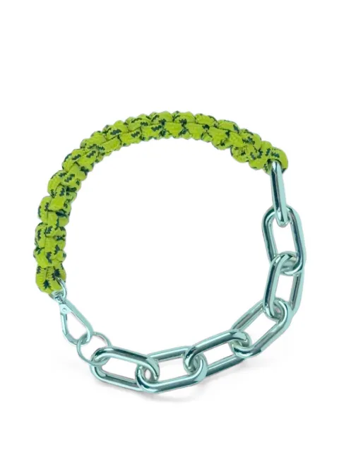 Plan C braided-yarn chunky-chain necklace