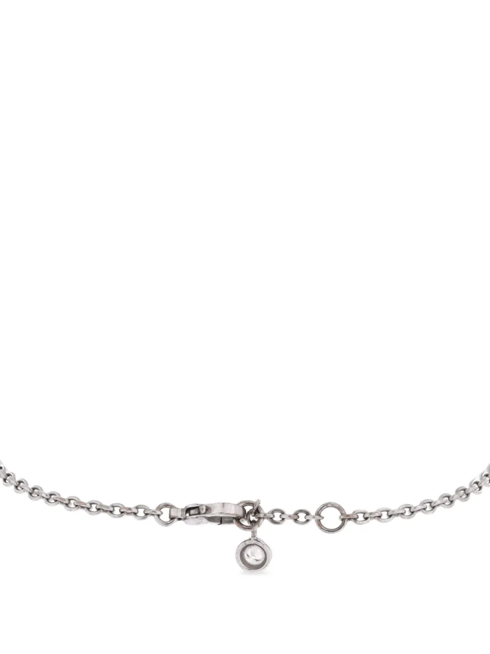 Hermès Pre-Owned Finesse 18K White Gold and Diamonds bracelet - Argento
