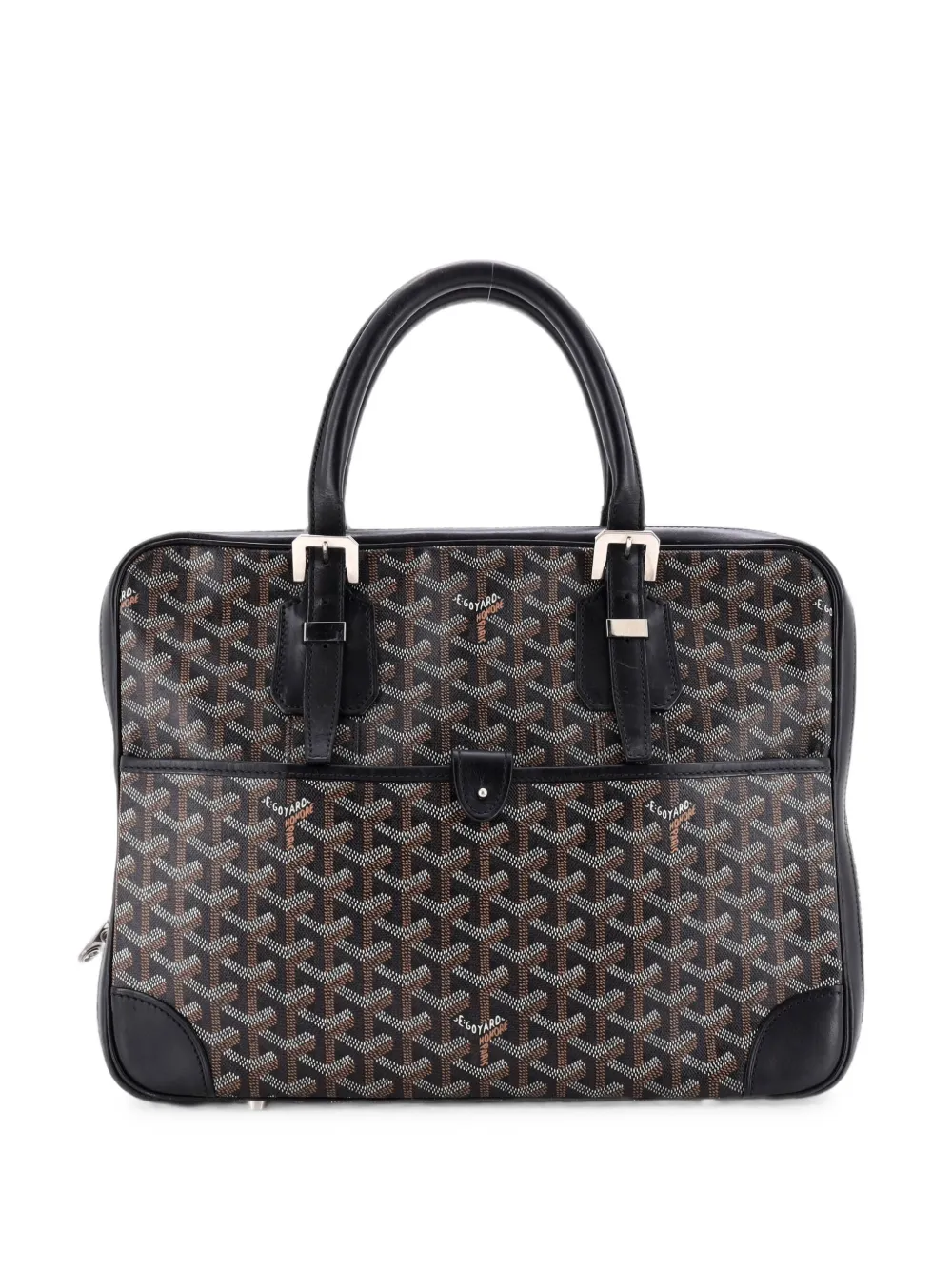 Goyard Pre-Owned Portadocumenti Ambassade PM in tela cerata - Nero
