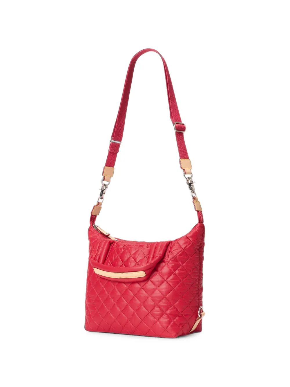 Mz Wallace Small Sutton Deluxe Quilted Tote Bag In Red