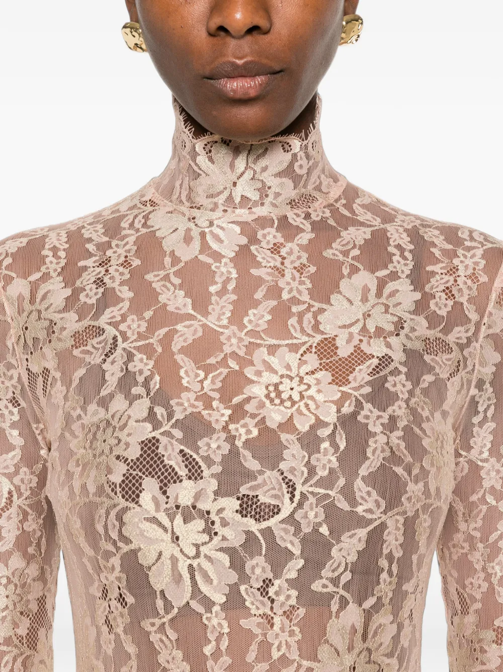 Valentino Garavani Body met bloemenkant Roze