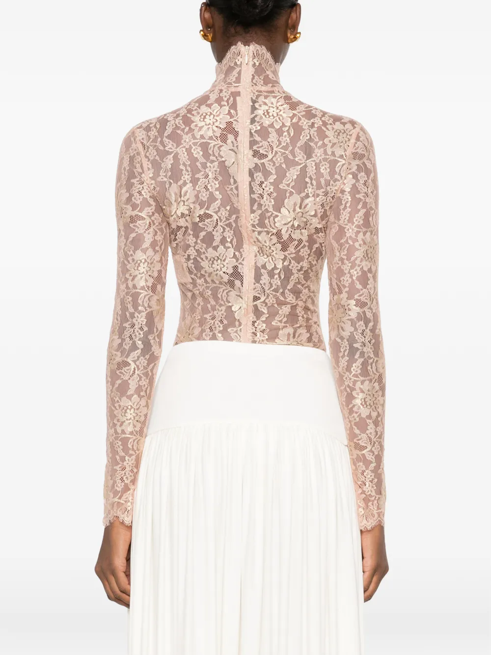 Valentino Garavani Body met bloemenkant Roze