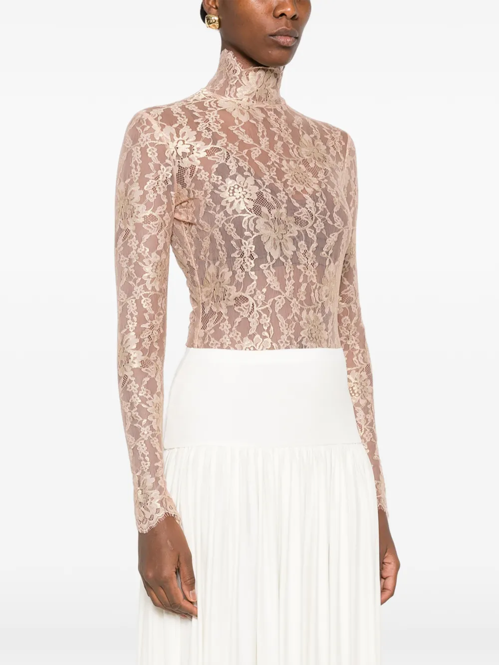 Valentino Garavani Body met bloemenkant Roze