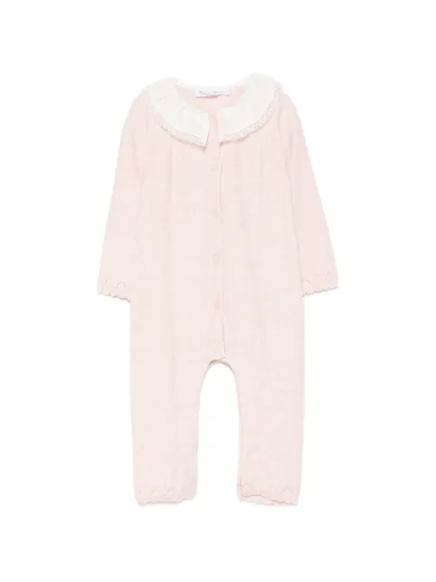 Tartine Et Chocolat lace-collar knitted jumpsuit