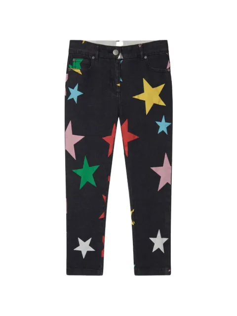Stella McCartney Kids vaqueros con estrella estampada