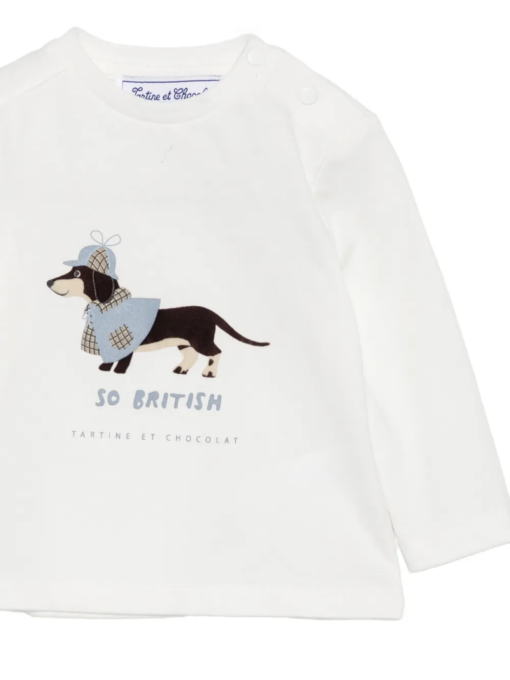 Tartine Et Chocolat T-shirt met grafische print Wit