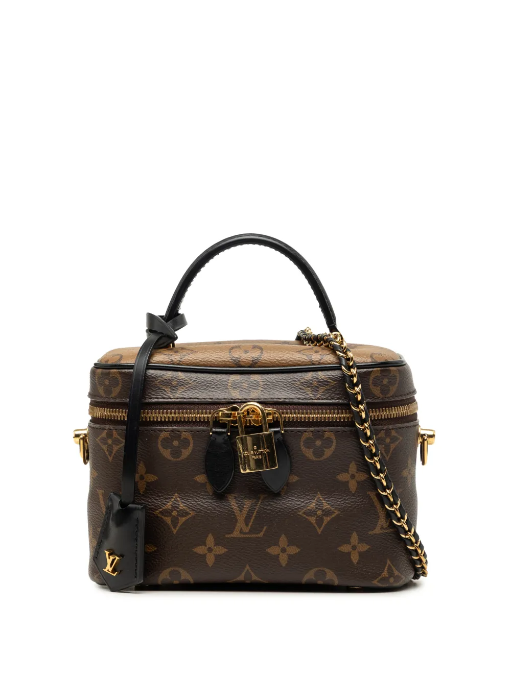 Louis Vuitton Pre-Owned 2020 Monogram Reverse Vanity PM satchel - Marrone