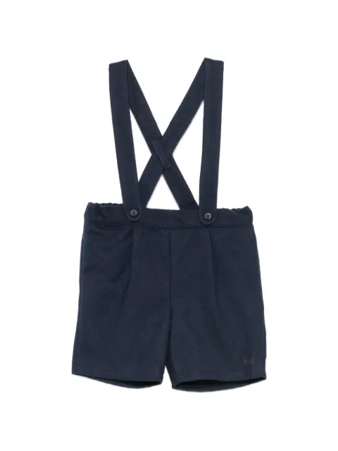 Tartine Et Chocolat pleated-detail suspender shorts