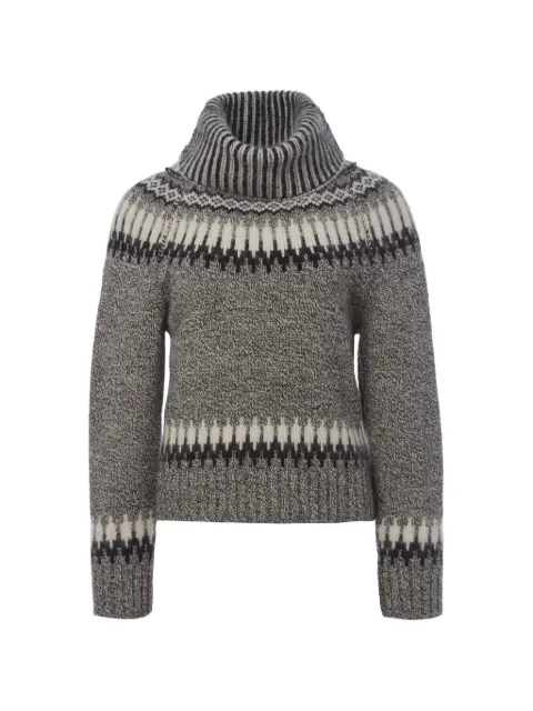 Monse Fair Isle turtleneck sweater