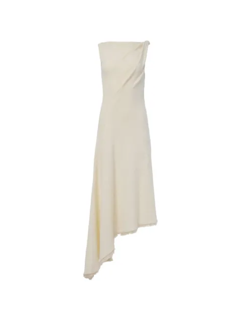 Monse asymmetric twisted midi dress