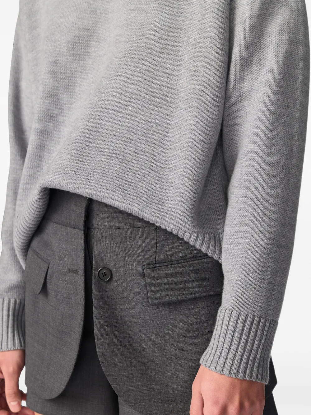 Monse Shorts met getailleerd jackvoorpand Grijs