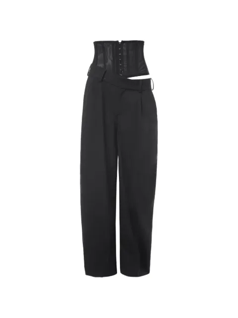 Monse pantalones estilo corsé deconstruidos