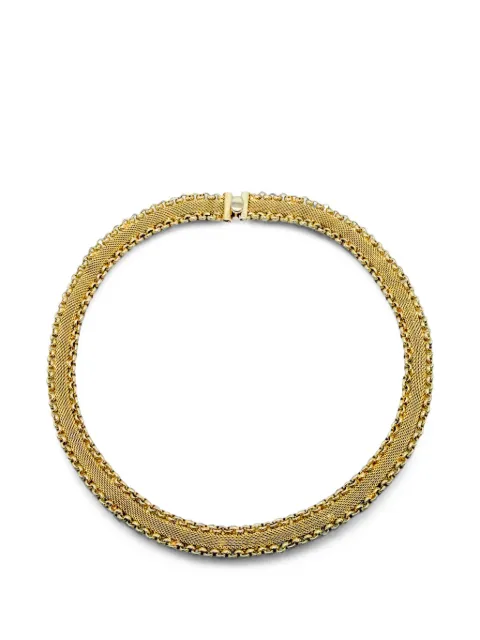 Jennifer Gibson Jewellery 1960s mesh choker necklace