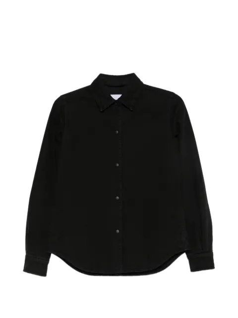 ASPESI press-stud curved-hem shirt