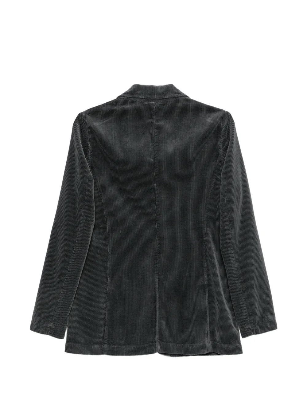 ASPESI Ribfluwen blazer Grijs