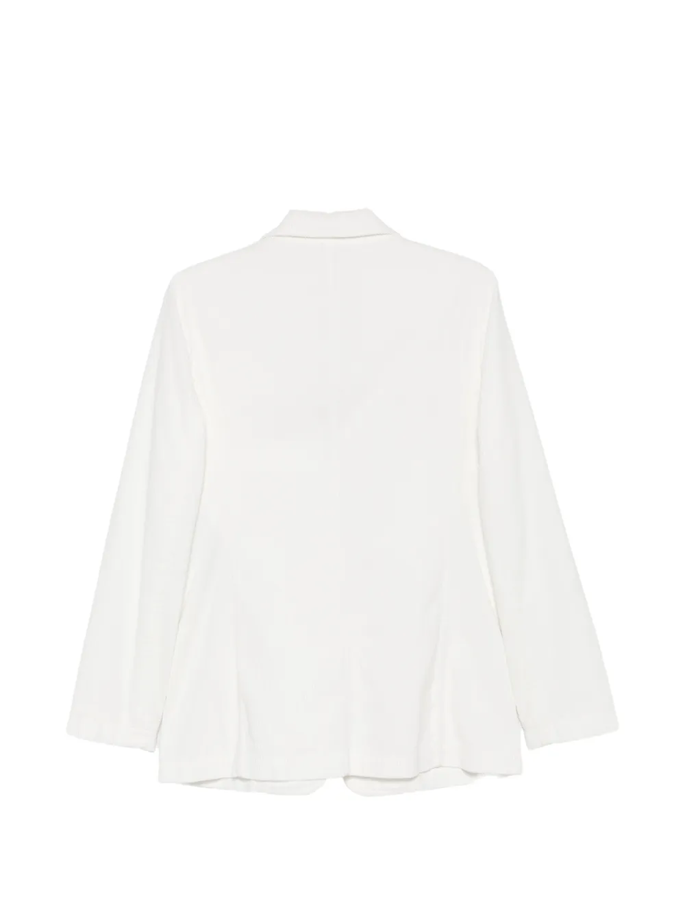ASPESI Ribfluwen blazer Wit