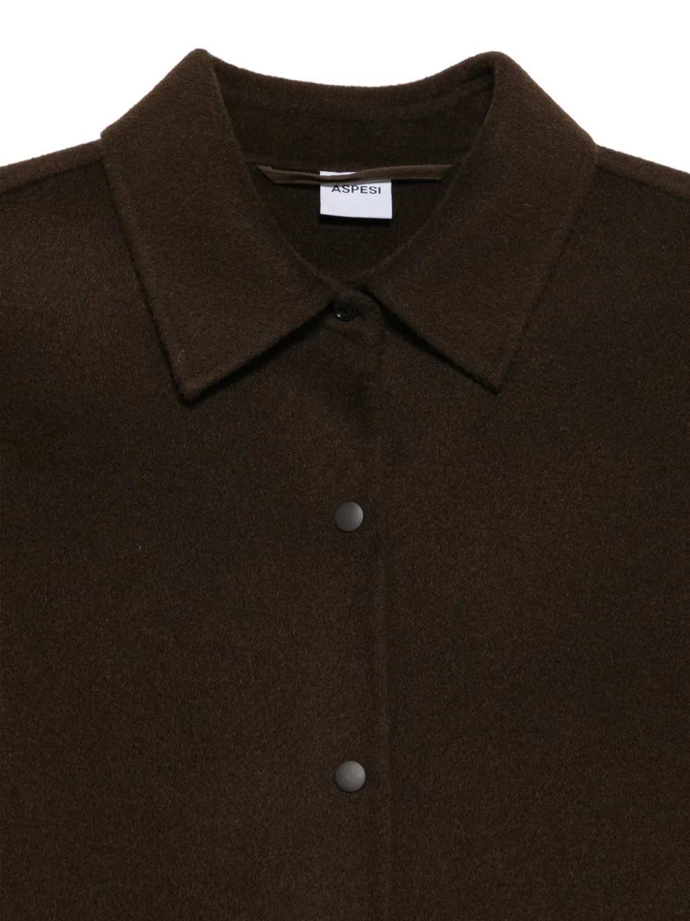 ASPESI Shirtjack met lange mouwen Bruin