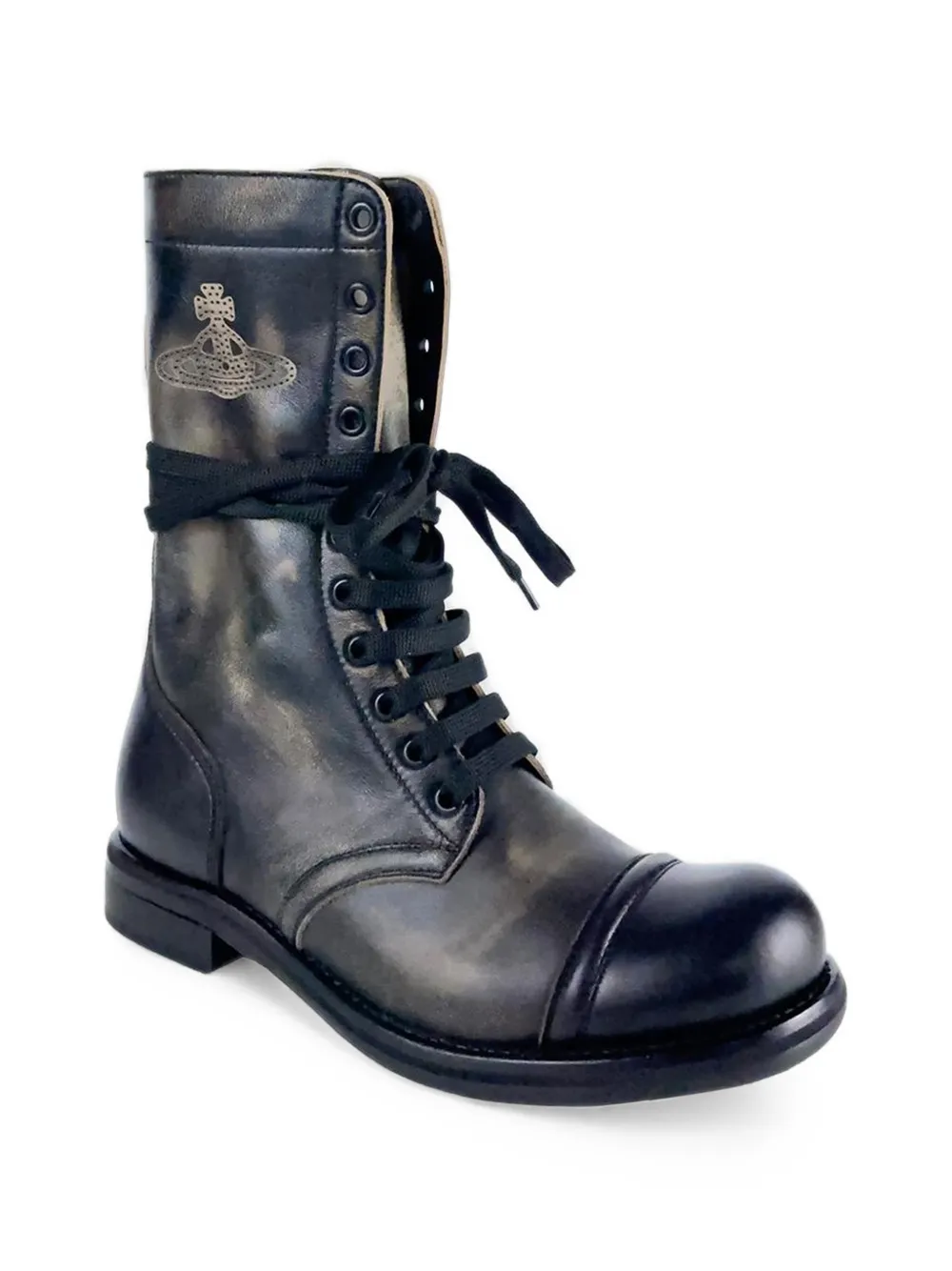Vivienne Westwood Orb-print Parachute boots Zwart