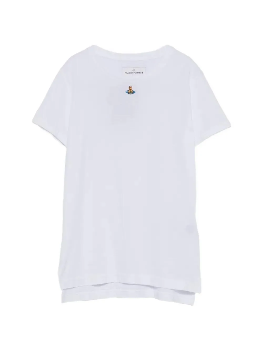 Vivienne Westwood Peru T-shirt met geborduurde Orb Wit