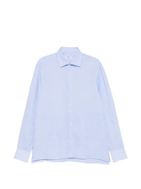 Cesare Attolini camisa con cuello italiano y botones