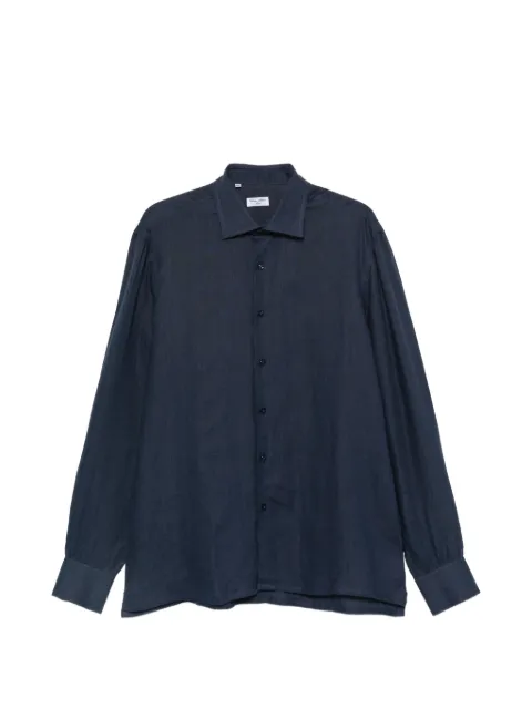 Cesare Attolini camisa con botones y cuello italiano