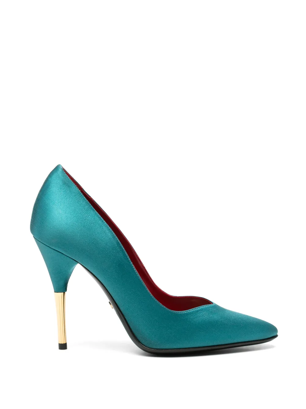 Valentino Garavani satin pointed-toe pumps