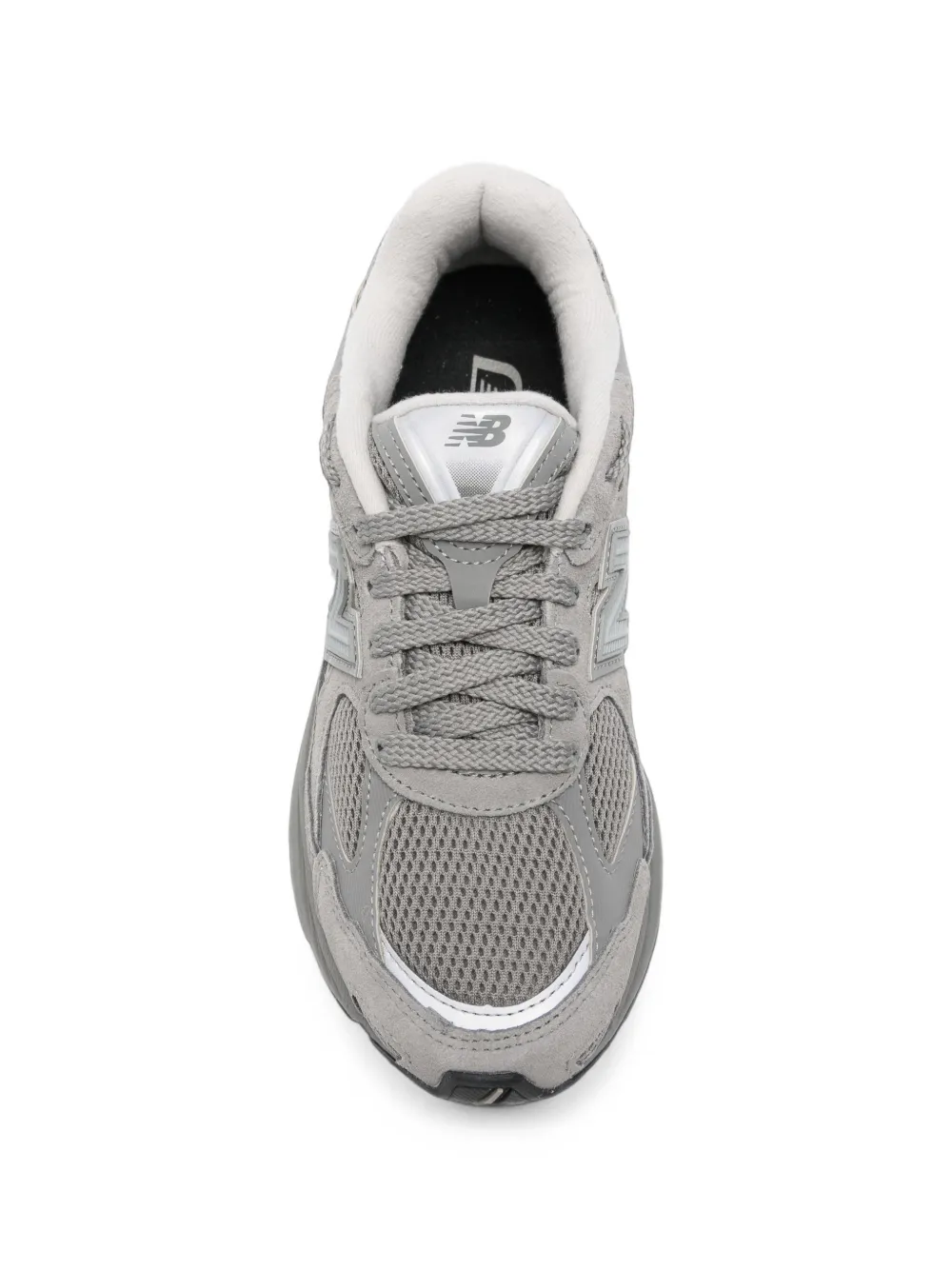 New Balance logo-patch panelled sneakers Grijs