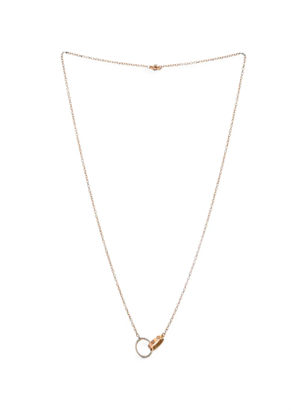 Cartier Love Interlocking 18K Rose Gold necklace - Rosa