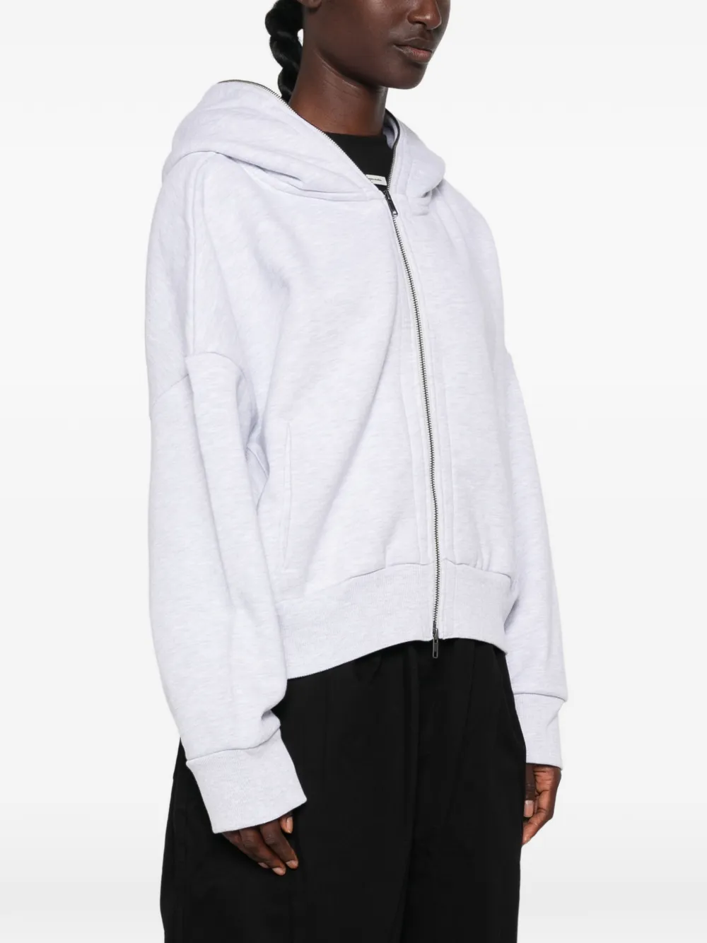 ENTIRE STUDIOS Hoodie met rits Grijs